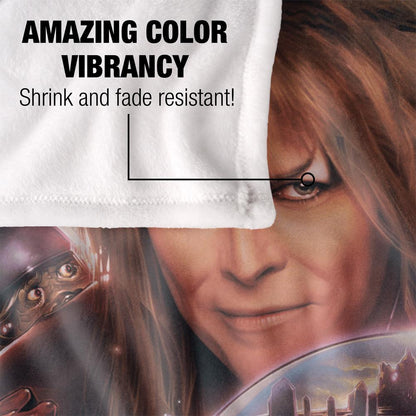 Brown-Blue - Lifestyle - Labyrinth Trapped In The Glass Silky Supersoft Blanket