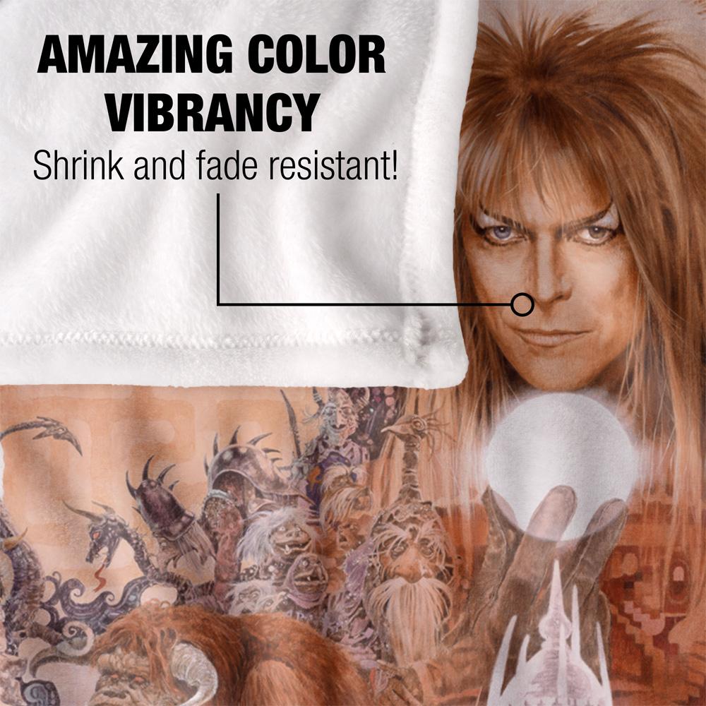 White-Brown - Lifestyle - Labyrinth Maze Montage Silky Poster Supersoft Blanket