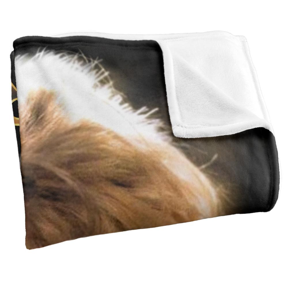 Black - Side - Labyrinth Crystal Ball Silky Jareth The Goblin King Supersoft Blanket