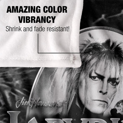 Black-Silver - Lifestyle - Labyrinth Maze Silky Portrait Supersoft Blanket