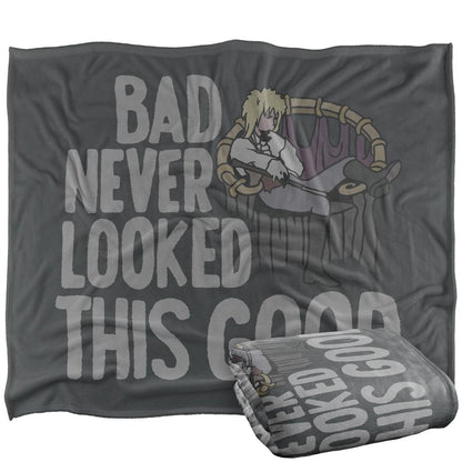 Black-Grey - Back - Labyrinth Bad Never Looked This Good Silky Supersoft Blanket