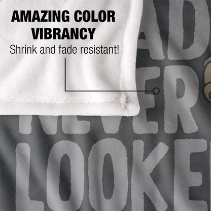 Black-Grey - Lifestyle - Labyrinth Bad Never Looked This Good Silky Supersoft Blanket