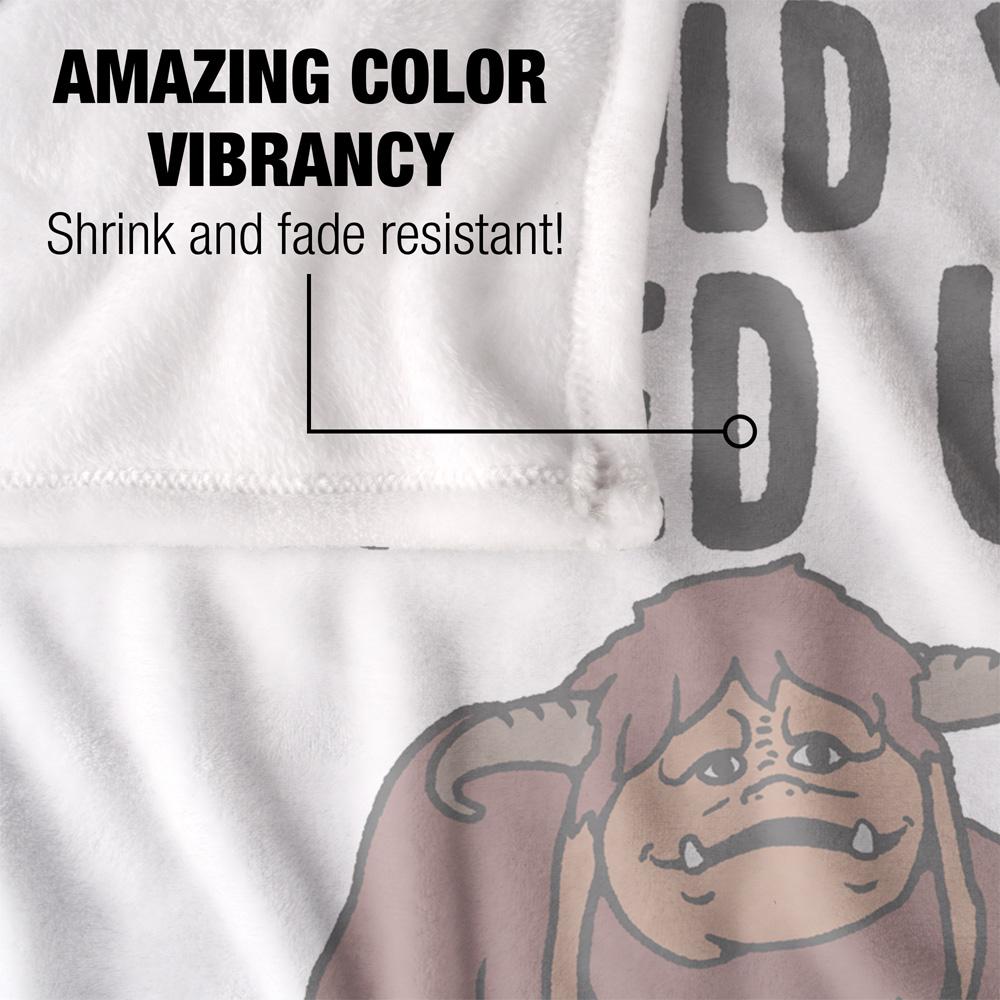White-Brown - Lifestyle - Labyrinth Should You Need Us Silky Supersoft Blanket