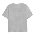 Grey Heather - Back - Disney Girls Minnie Mouse Spray Stencil T-Shirt