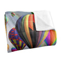 Multicoloured - Back - Royce McClure Silky Hot Air Balloon Sky Roads Supersoft Blanket