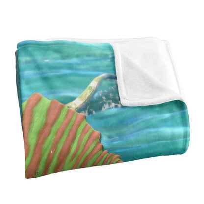 Multicoloured - Back - Royce McClure Silky Spinosaurus Dinosaur And Shark Supersoft Blanket