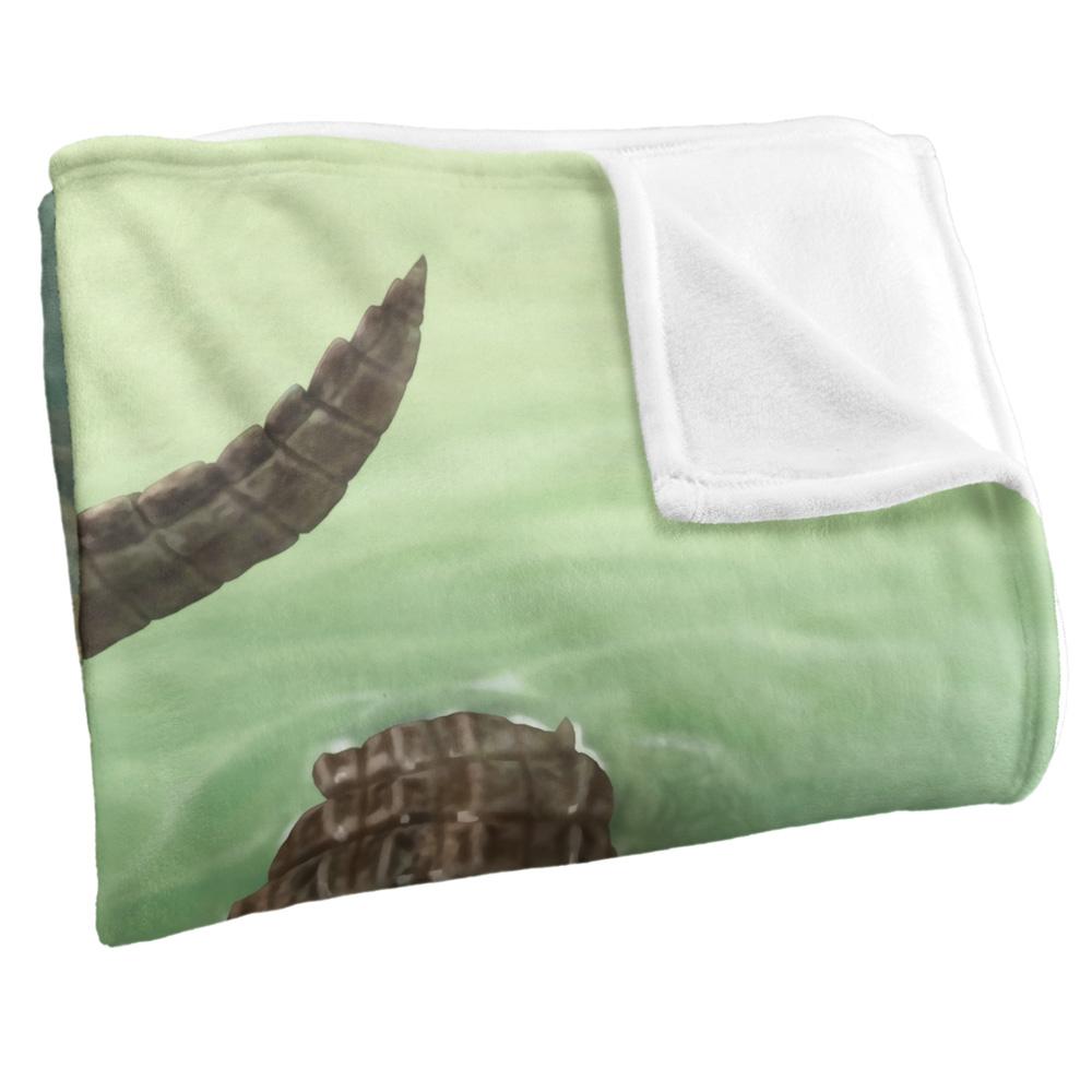 Multicoloured - Side - Royce McClure Silky Swamp Alligators Supersoft Blanket
