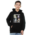 Black - Front - Disney Star Wars Childrens-Kids Four Box Trooper Hoodie