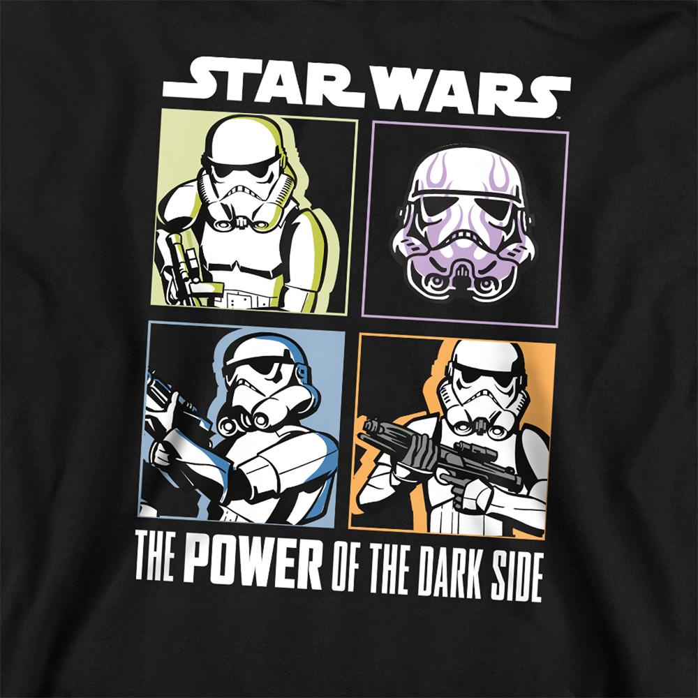 Athletic Heather - Back - Disney Star Wars Childrens-Kids Four Box Trooper Hoodie