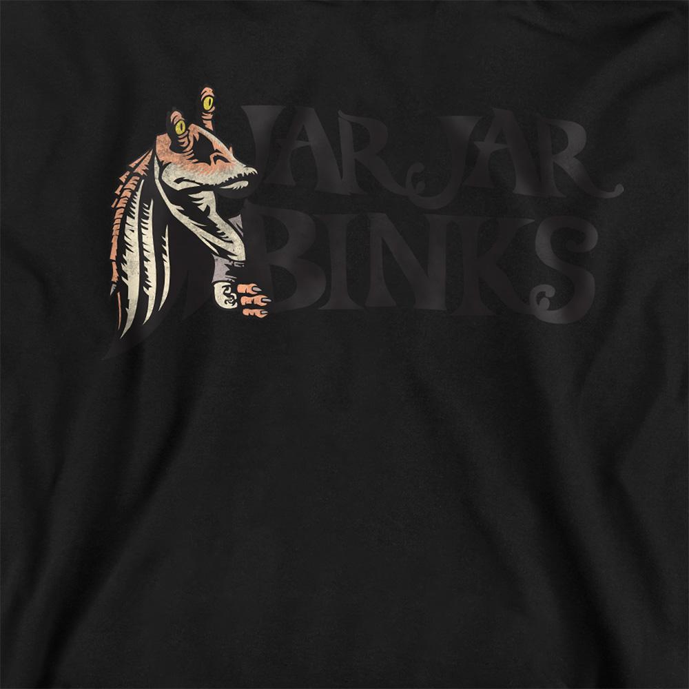 Navy - Back - Disney Star Wars Childrens-Kids Jar Jar Binks Hoodie