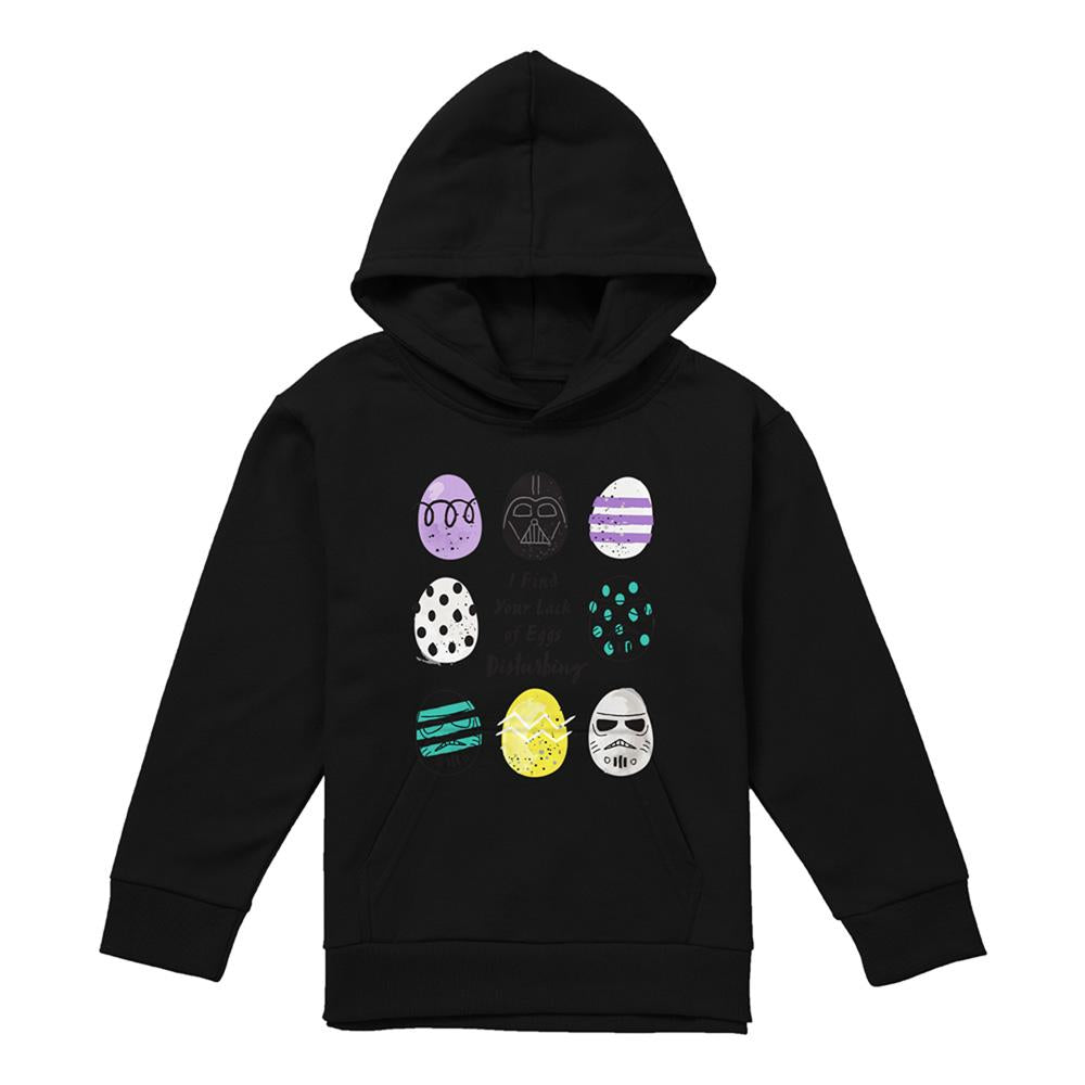 Athletic Heather - Lifestyle - Disney Star Wars Childrens-Kids Your Lack Of Easter Eggs Disturbing Darth Vader Hoodie