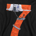 Athletic Heather - Back - Disney Star Wars Childrens-Kids Xwing Pilot 7 Hoodie