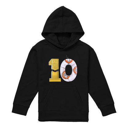Black - Lifestyle - Disney Star Wars Childrens-Kids C3PO BB-8 Hoodie