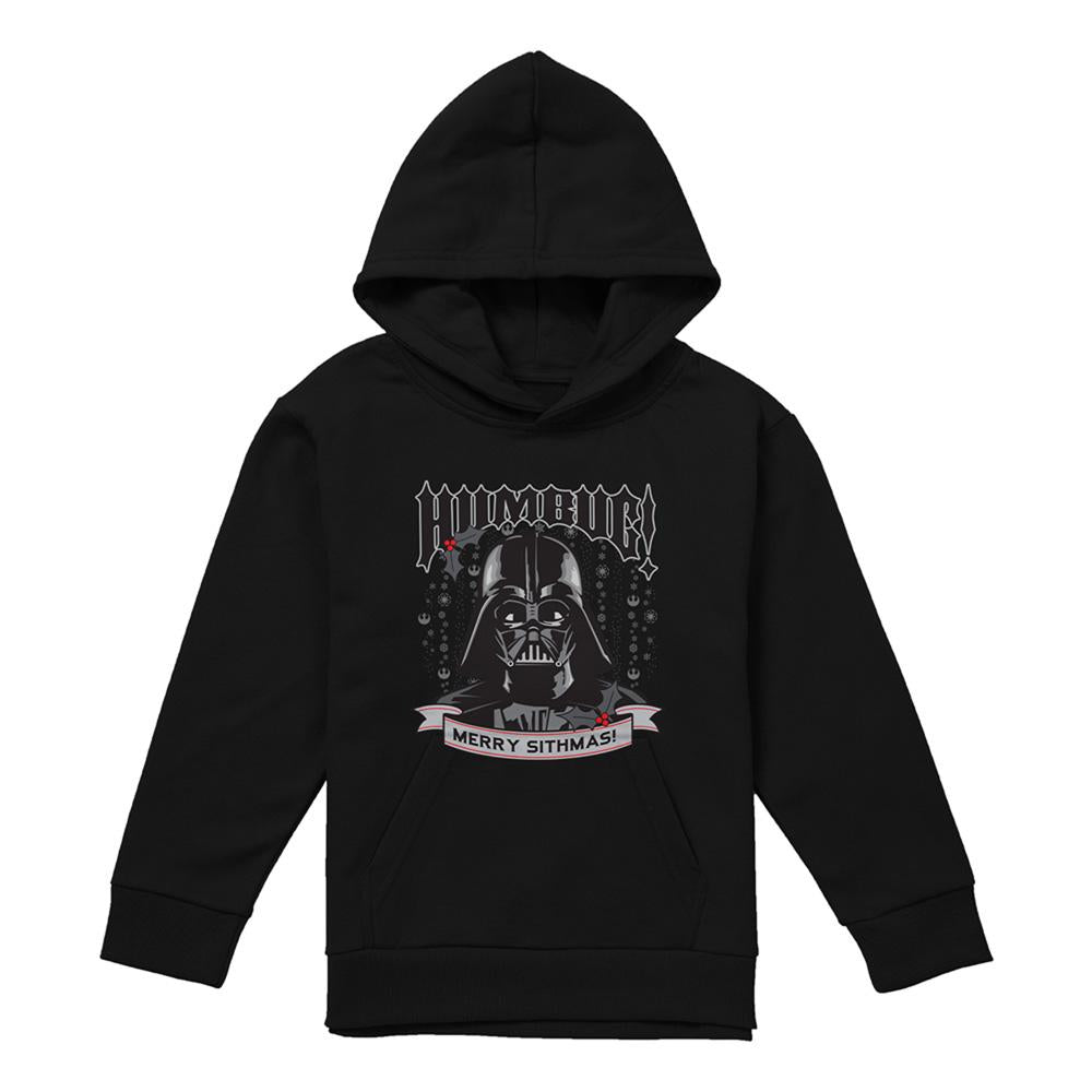 Athletic Heather - Lifestyle - Disney Star Wars Childrens-Kids Humbug Merry Sithmas! Darth Vader Christmas Hoodie