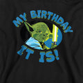 Athletic Heather - Back - Disney Star Wars Childrens-Kids My Birthday It Is Hoodie
