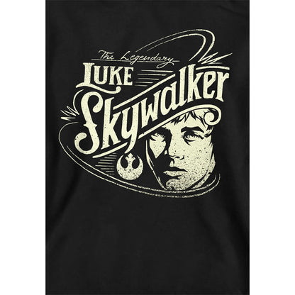 Black - Side - Star Wars Childrens-Kids War Hero Luke Skywalker Hoodie