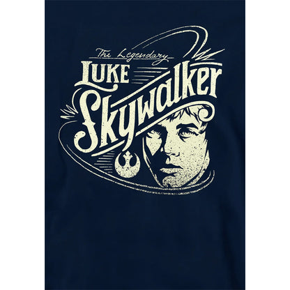 Navy - Close up - Star Wars Childrens-Kids War Hero Luke Skywalker Hoodie