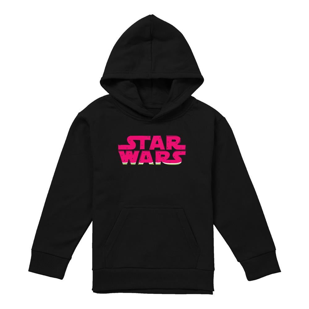 Black - Lifestyle - Star Wars Childrens-Kids Watermelon Logo Hoodie