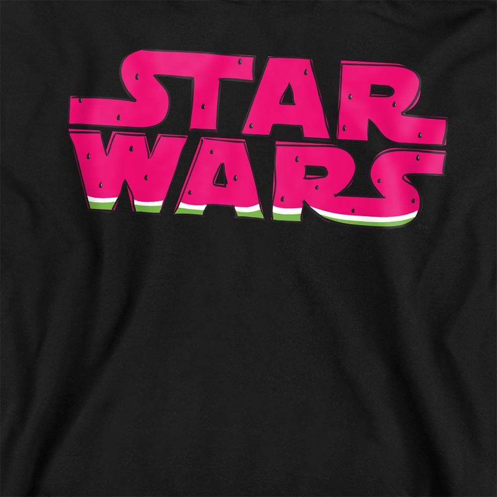 Navy - Back - Star Wars Childrens-Kids Watermelon Logo Hoodie