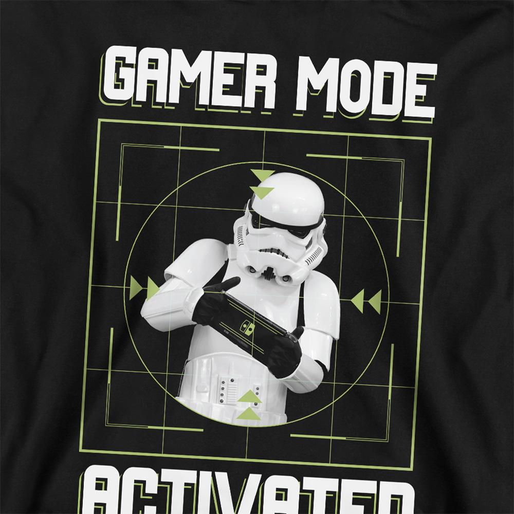 Navy - Back - Star Wars Childrens-Kids Gamer Mode Stormtrooper Hoodie