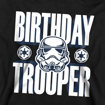 Navy - Back - Disney Star Wars Childrens-Kids Trooper Birthday Hoodie