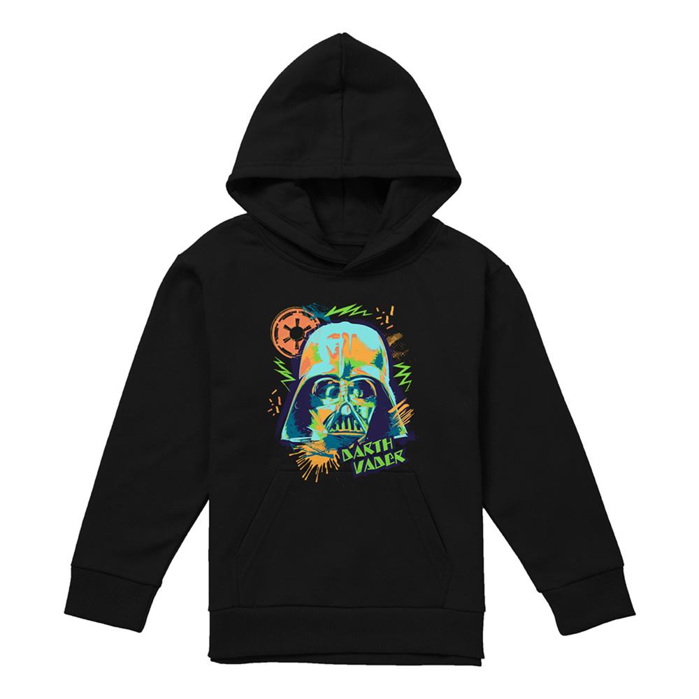 Navy - Lifestyle - Star Wars Childrens-Kids 90s Darth Vader Hoodie