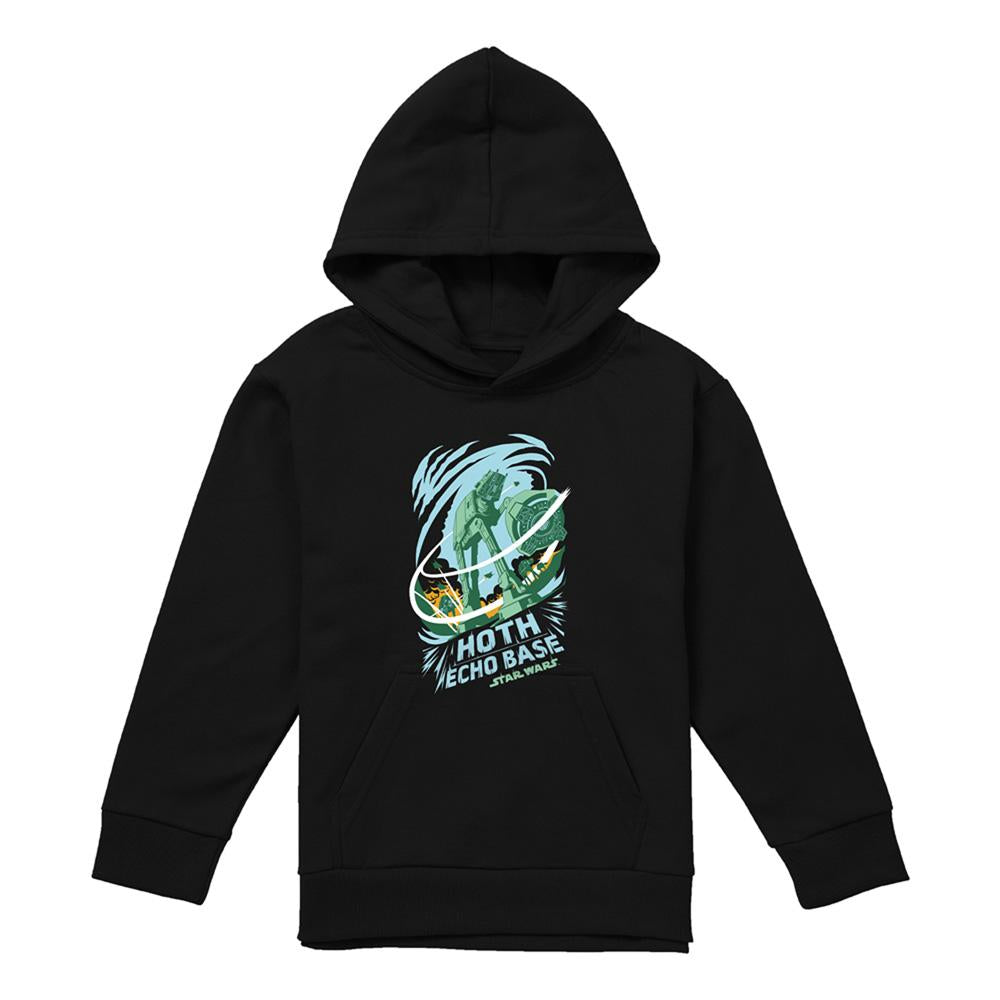 Black - Lifestyle - Star Wars Childrens-Kids Echo Base Attack Hoodie