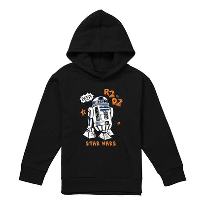 Navy - Lifestyle - Star Wars Childrens-Kids R2-D2 Marker Hoodie