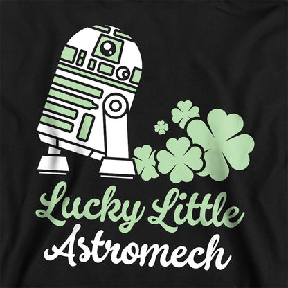Navy - Back - Star Wars Childrens-Kids Lucky Astromech St Patricks Day Hoodie