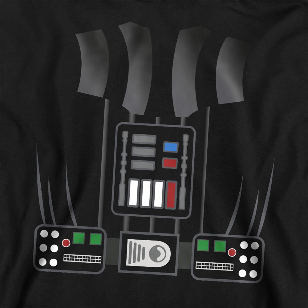 Athletic Heather - Back - Star Wars Childrens-Kids Darth Vader Costume Hoodie