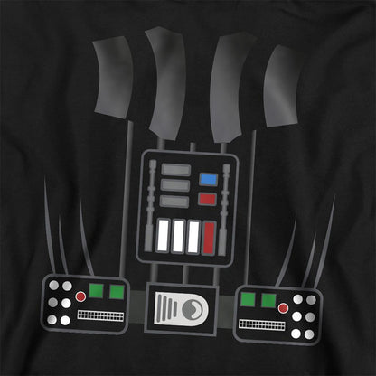 Athletic Heather - Back - Star Wars Childrens-Kids Darth Vader Costume Hoodie