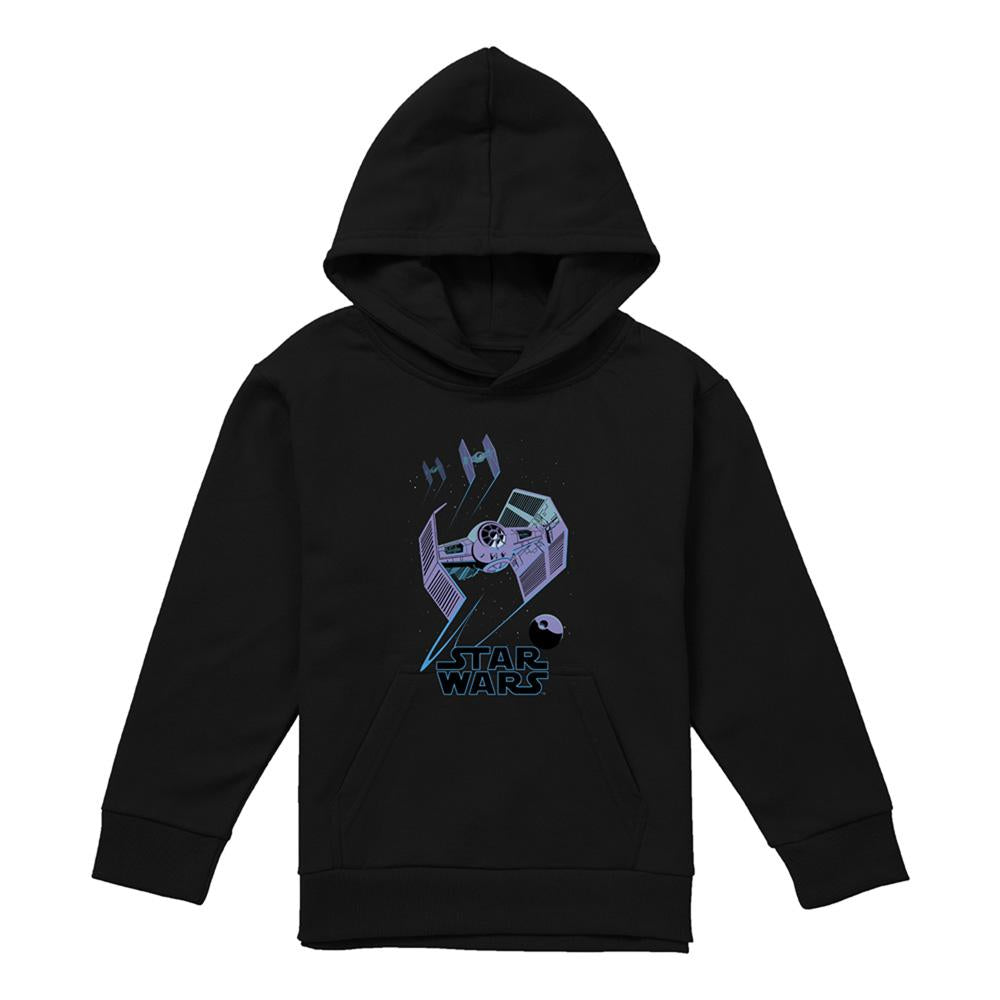 Black - Lifestyle - Star Wars Childrens-Kids Death Star Defenders Hoodie