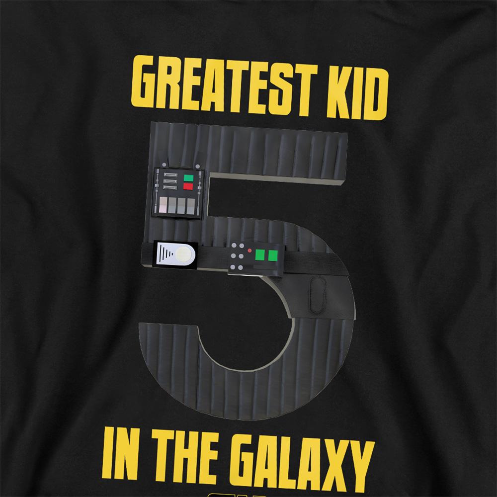 Athletic Heather - Back - Star Wars Childrens-Kids Greatest Kid Darth Vader Hoodie