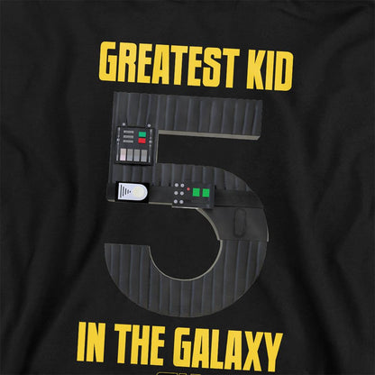 Athletic Heather - Back - Star Wars Childrens-Kids Greatest Kid Darth Vader Hoodie