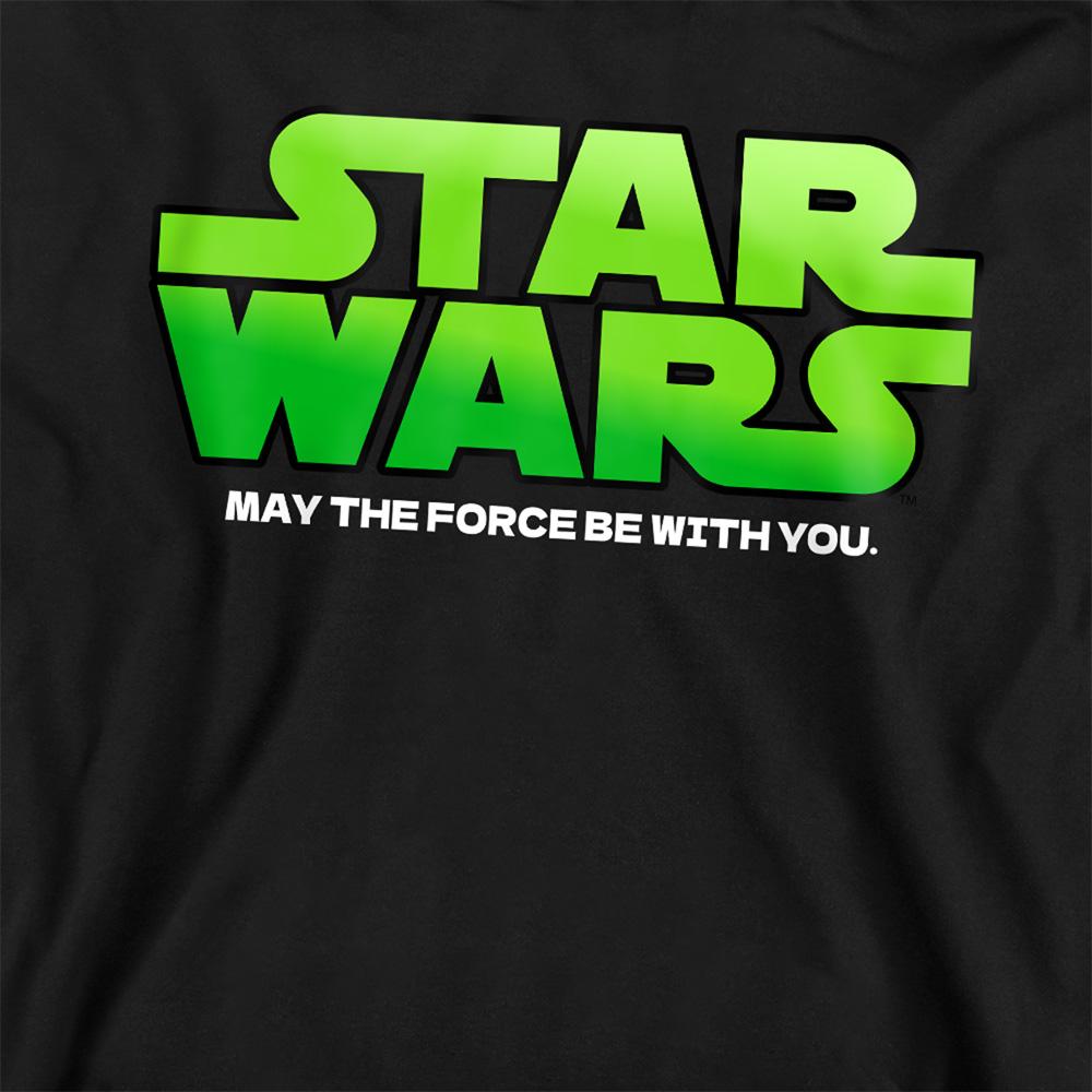 Navy - Back - Star Wars Childrens-Kids Gradient Logo Hoodie
