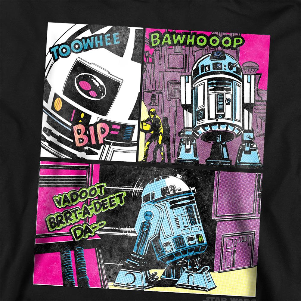 Navy - Back - Star Wars Childrens-Kids To The Rescue R2-D2 Hoodie