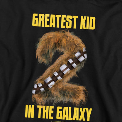 Athletic Heather - Back - Star Wars Childrens-Kids Greatest Kid Chewbacca Hoodie