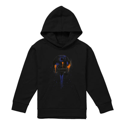 Navy - Lifestyle - Star Wars Childrens-Kids R2-D2 Paint Drip Hoodie