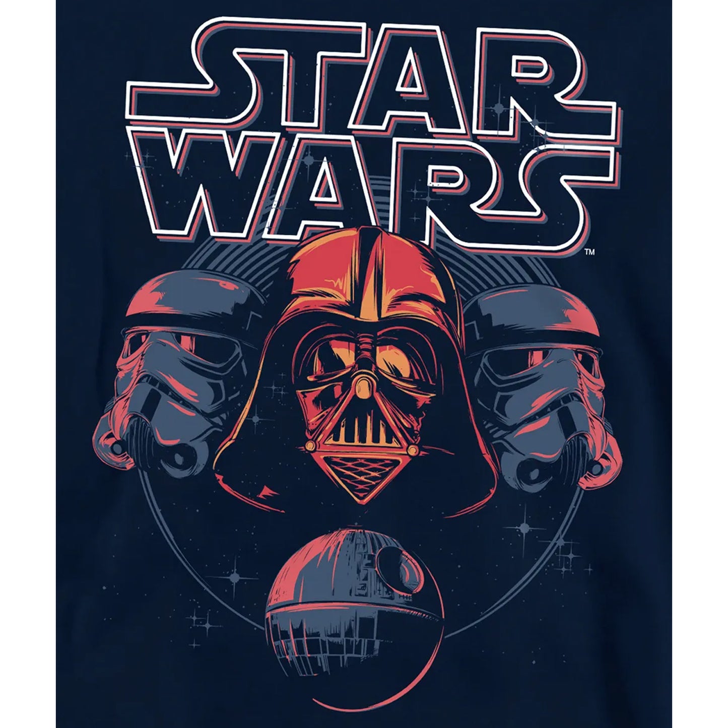 Navy - Side - Star Wars Childrens-Kids Trio Hoodie