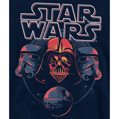 Navy - Side - Star Wars Childrens-Kids Trio Hoodie