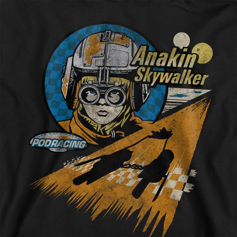 Navy - Back - Star Wars Childrens-Kids Mos Espa Anakin Skywalker Hoodie