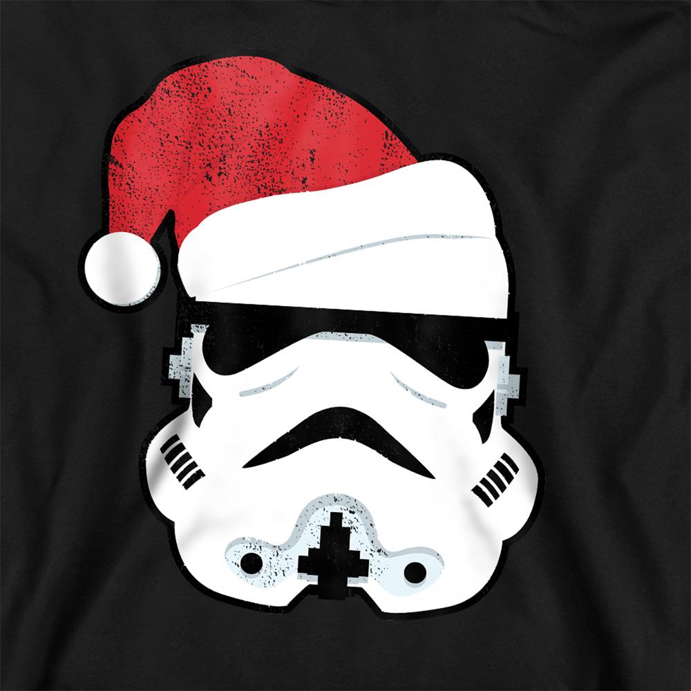 Athletic Heather - Back - Star Wars Childrens-Kids Stormtrooper Santa Hoodie