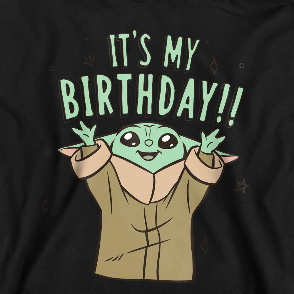 Athletic Heather - Back - Star Wars Childrens-Kids It´s My Birthday Hoodie