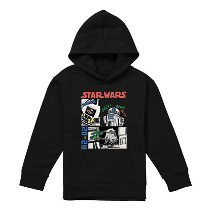 Navy - Lifestyle - Star Wars Childrens-Kids Beep Boop R2-D2 Hoodie