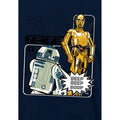 Navy - Side - Star Wars Childrens-Kids Manga Droids R2-D2 & C3PO Hoodie