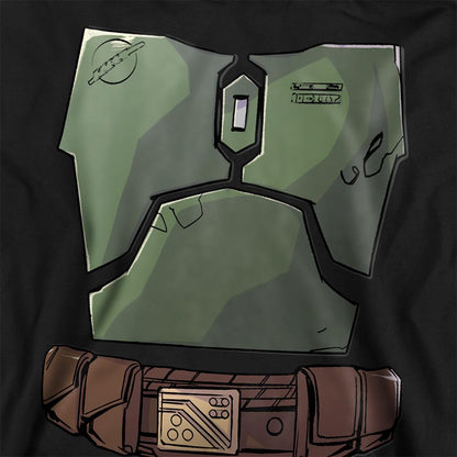 Athletic Heather - Back - Star Wars Childrens-Kids Boba Fett Costume Hoodie