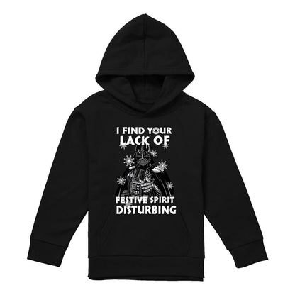 Athletic Heather - Lifestyle - Star Wars Childrens-Kids Lack Of Spirit Darth Vader Christmas Hoodie