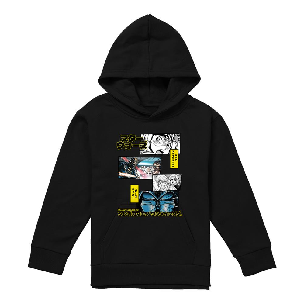 Athletic Heather - Lifestyle - Disney Star Wars Childrens-Kids Anakin And Darth Vader Comic Book Pose Hoodie