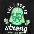 Black - Back - Disney Star Wars Childrens-Kids Darth Vader St Patricks Day Hoodie