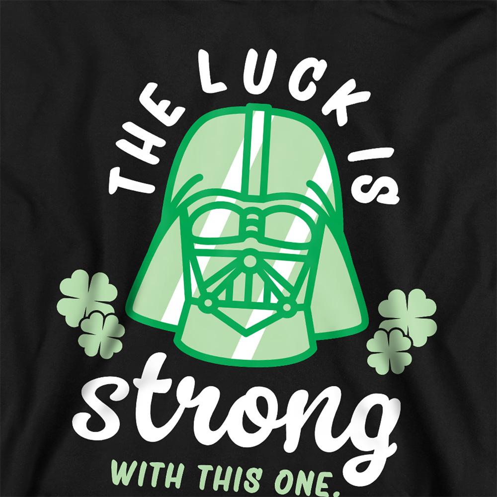 Navy - Back - Disney Star Wars Childrens-Kids Darth Vader St Patricks Day Hoodie